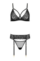 THP108 3-teiliges Set schwarz
