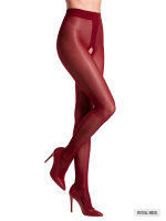T013 tights red open crotch 40den