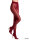 T013 Strumpfhose rot offener Schritt 40den