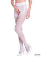 T015 tights white open crotch 20den