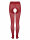 T016 Strumpfhose rot offener Schritt 20den