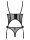 CO111 Strapscorsage & String schwarz