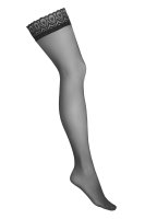 H006 halterlose Strümpfe schwarz 20den