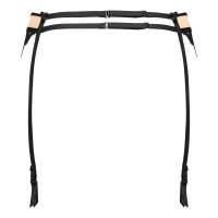 G001 garter belt black-beige