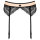 G001 garter belt black-beige