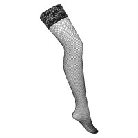 H036 fishnet hold ups black