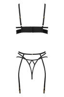 Lacina 3-teiliges Set schwarz